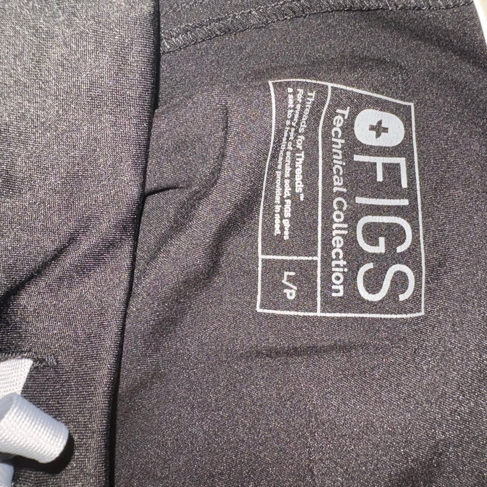 Figs black Technical Collection scrub pants